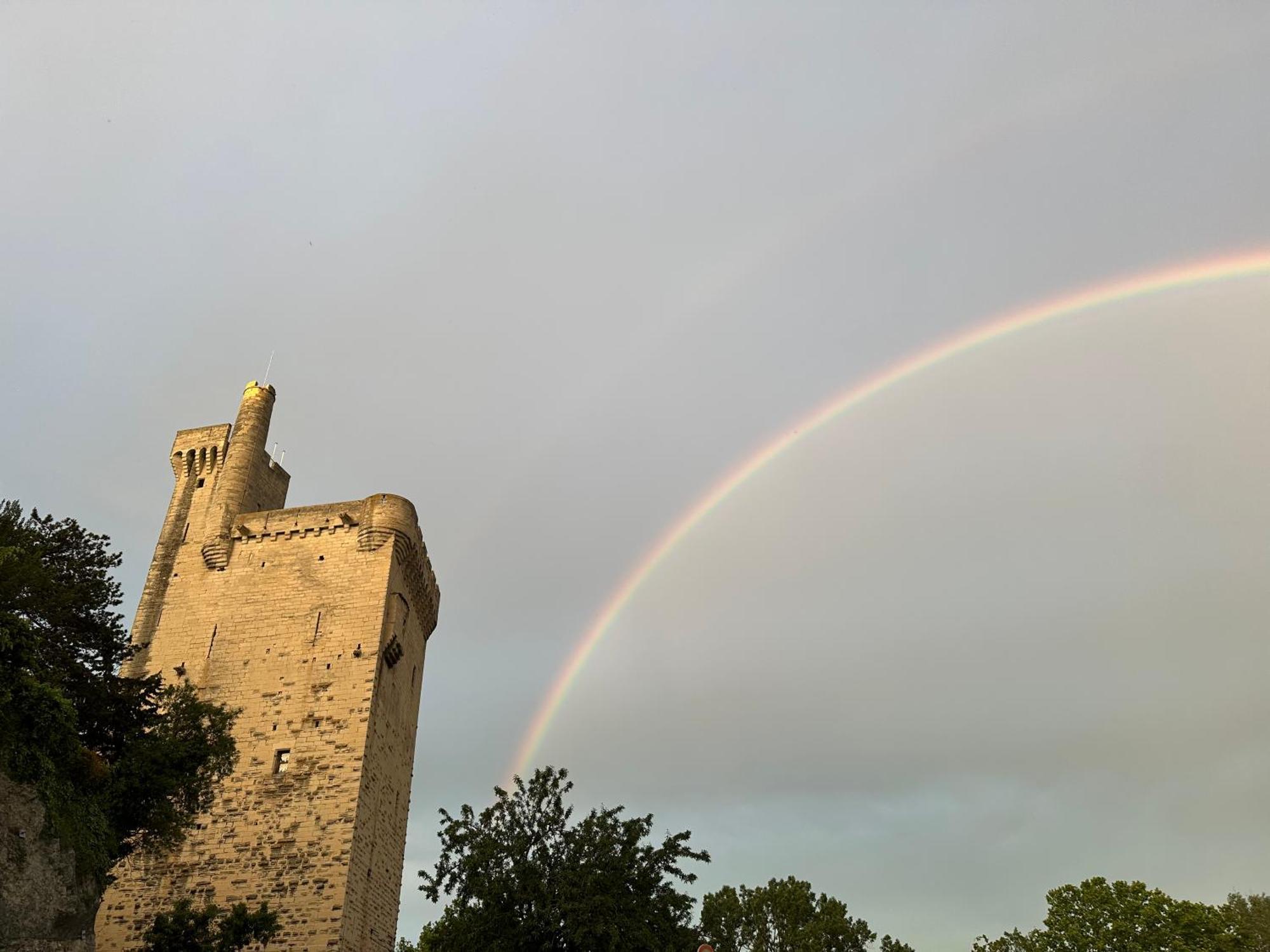 Charmante Petite Maison Avec Vue Panoramique, En Centre Historique, Proche D'Avignon, Ancienne, Renovee, Climatisee, Terrasse, Parking Public Gratuit Villeneuve-lès-Avignon Eksteriør bilde